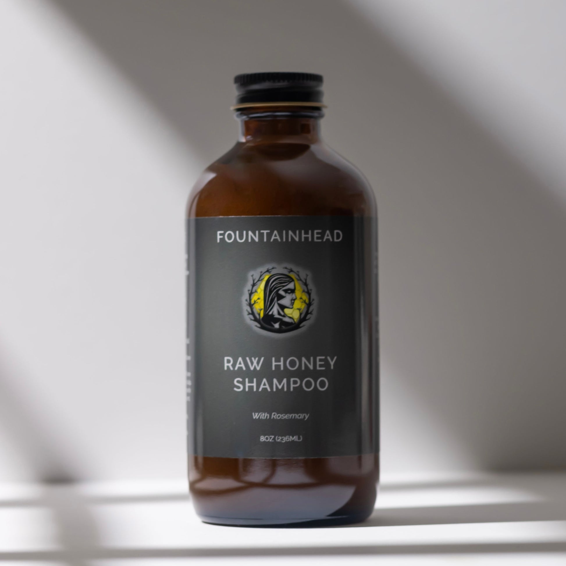 pothead shampoo Raw Honey Shampoo Reusable Dispenser / Rosemary